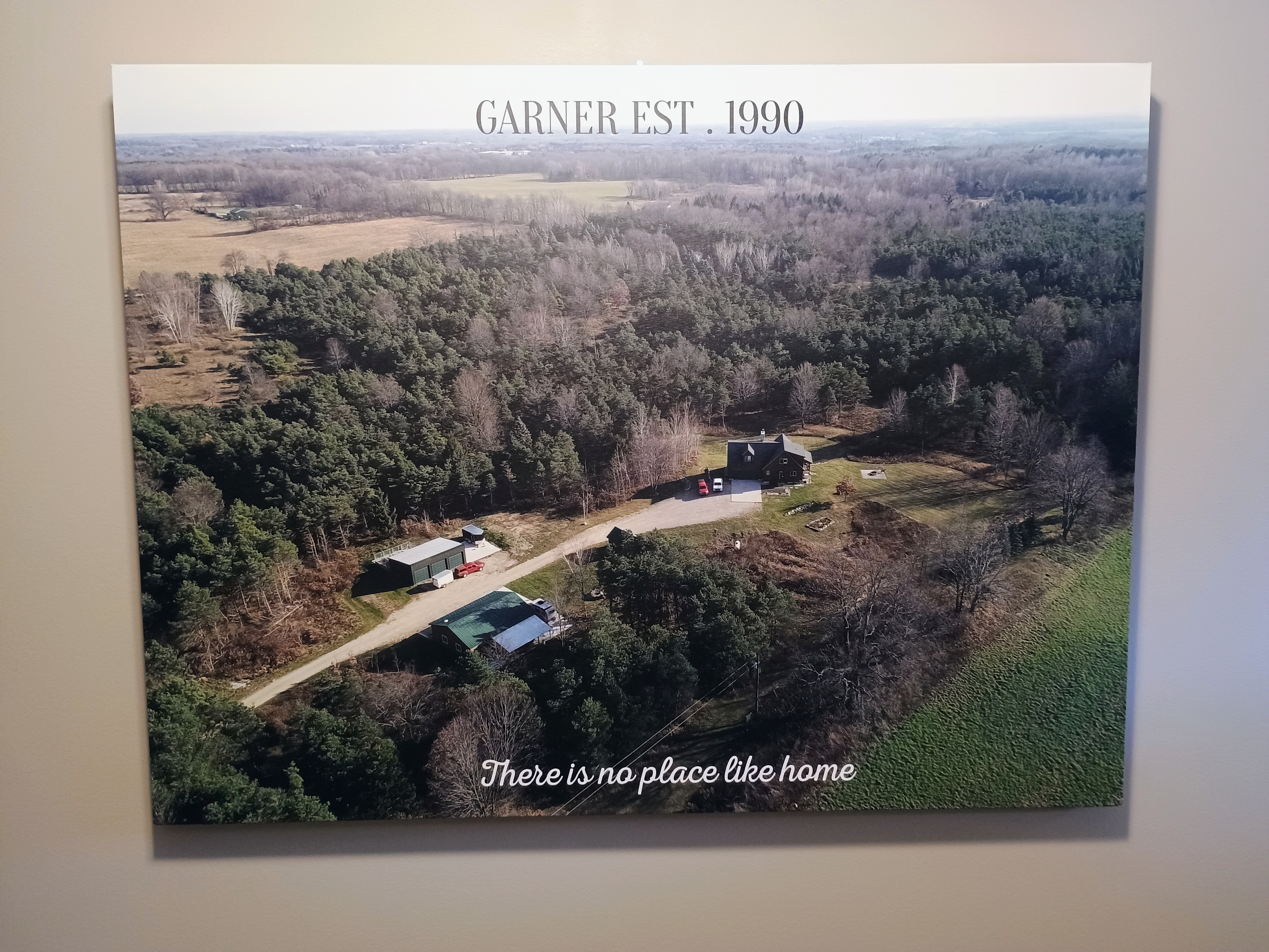 Aerial rural property